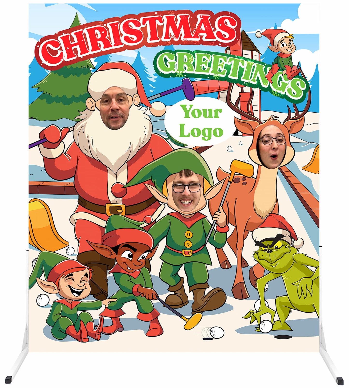 Christmas Mini Golf Photo Boards