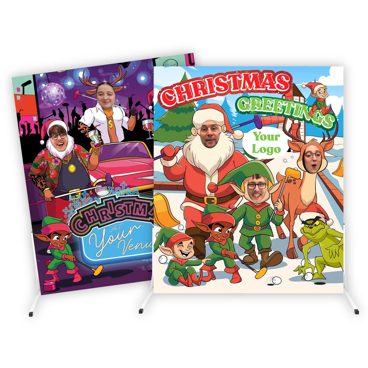 Christmas Mini Golf Photo Boards