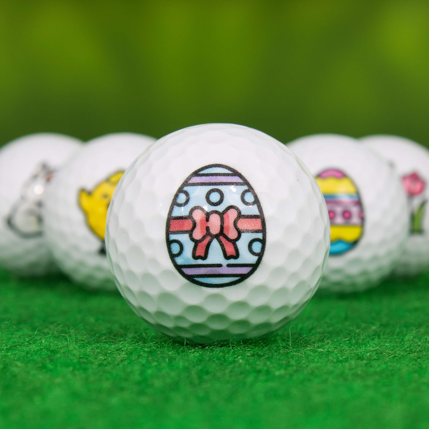Easter Mini Golf Balls - White