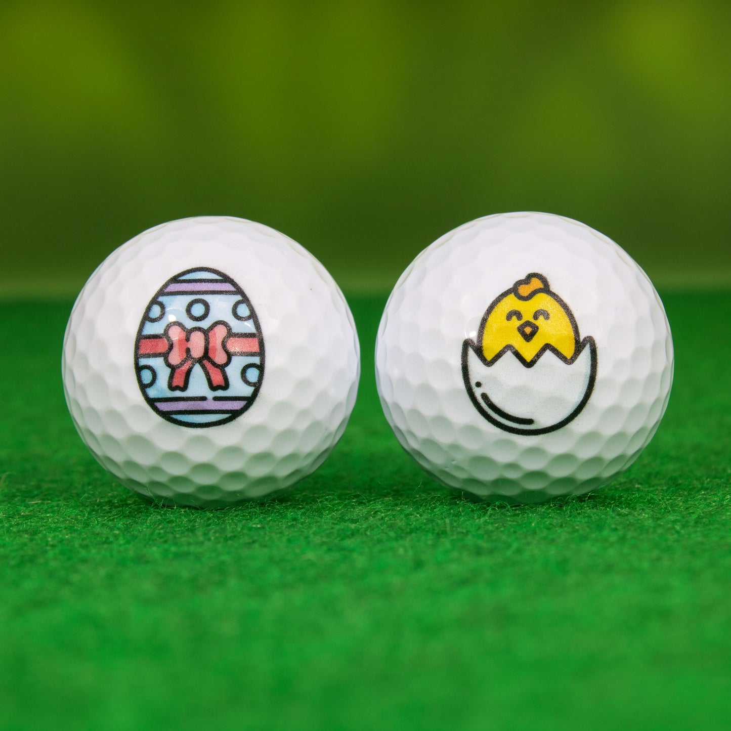 Easter Mini Golf Balls - White