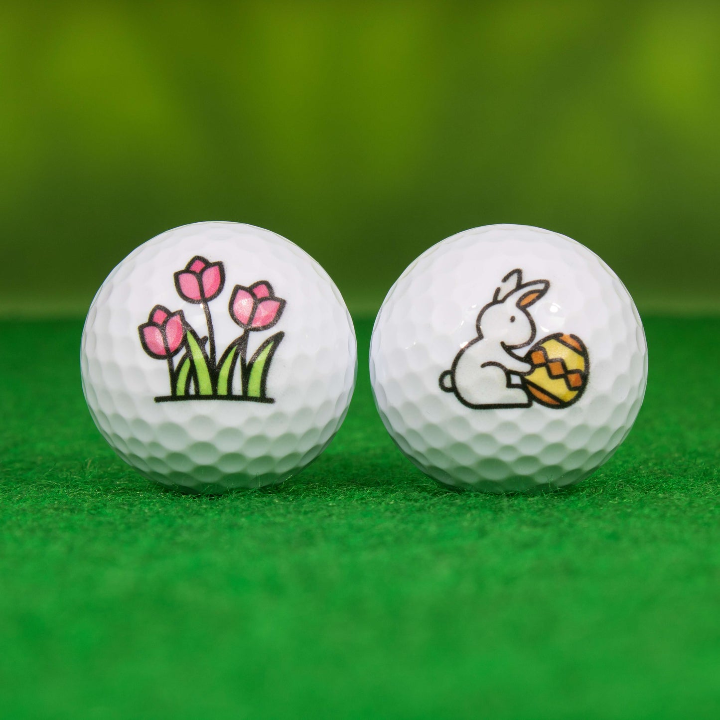 Easter Mini Golf Balls - White