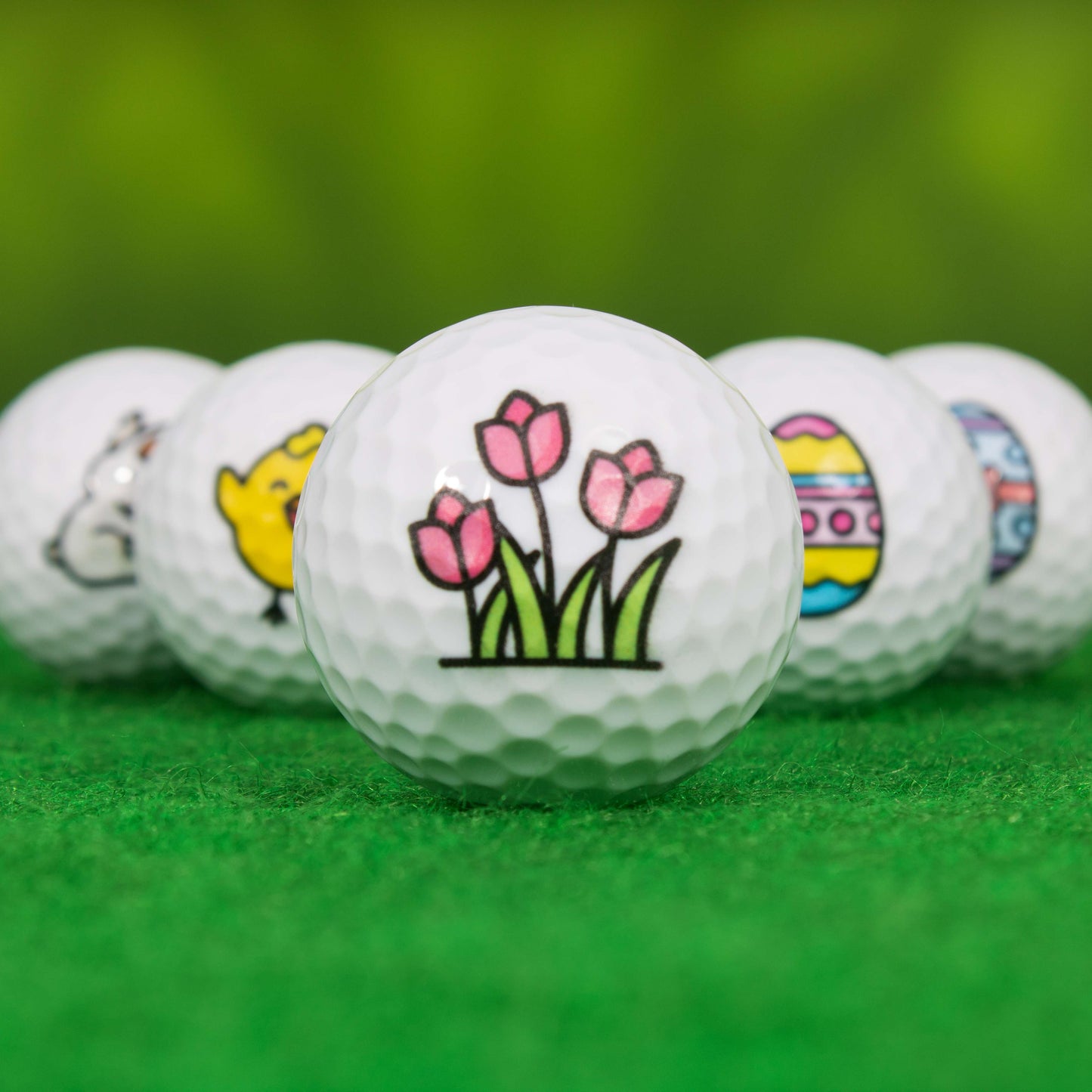 Easter Mini Golf Balls - White