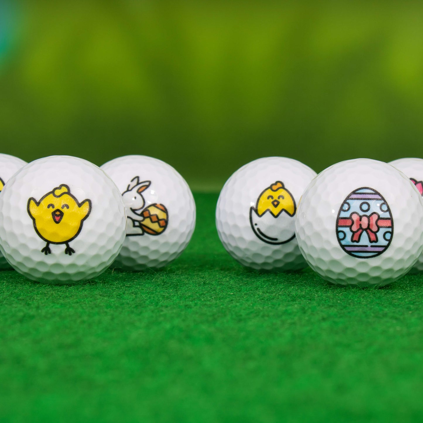 Easter Mini Golf Balls - White