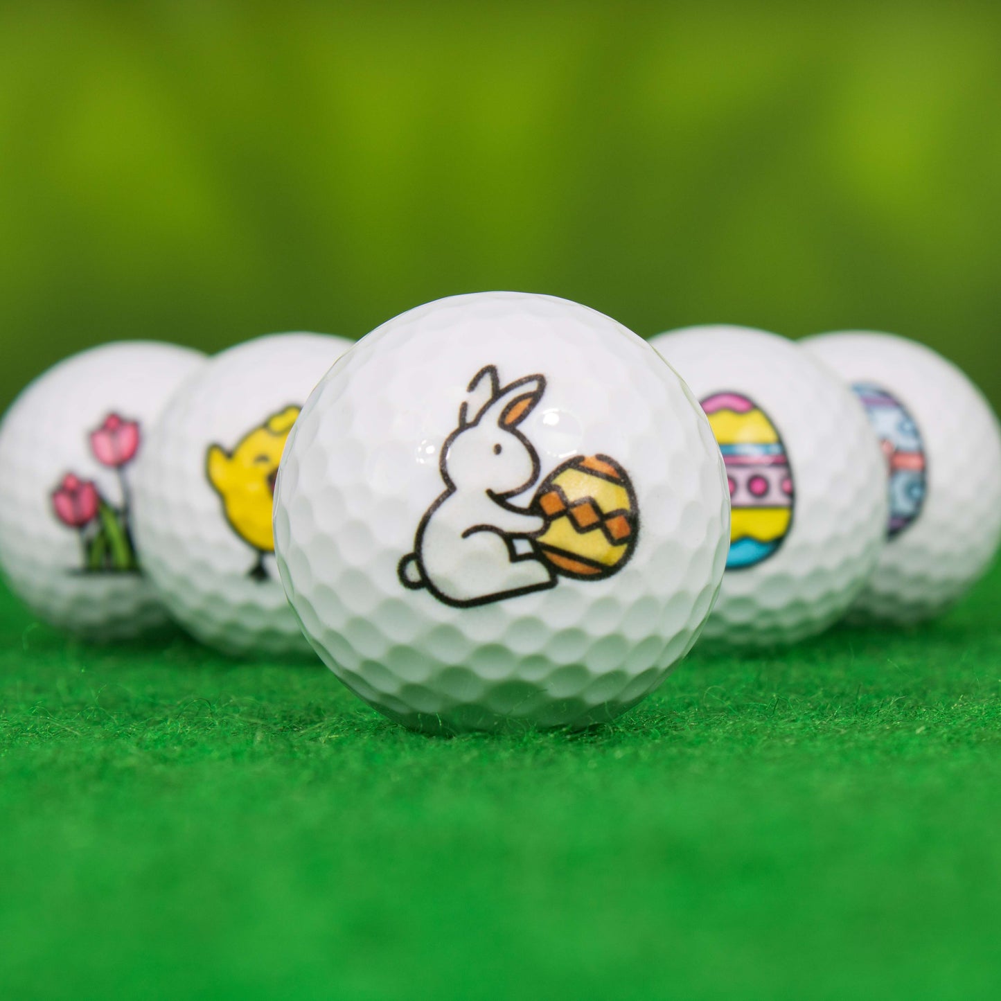 Easter Mini Golf Balls - White