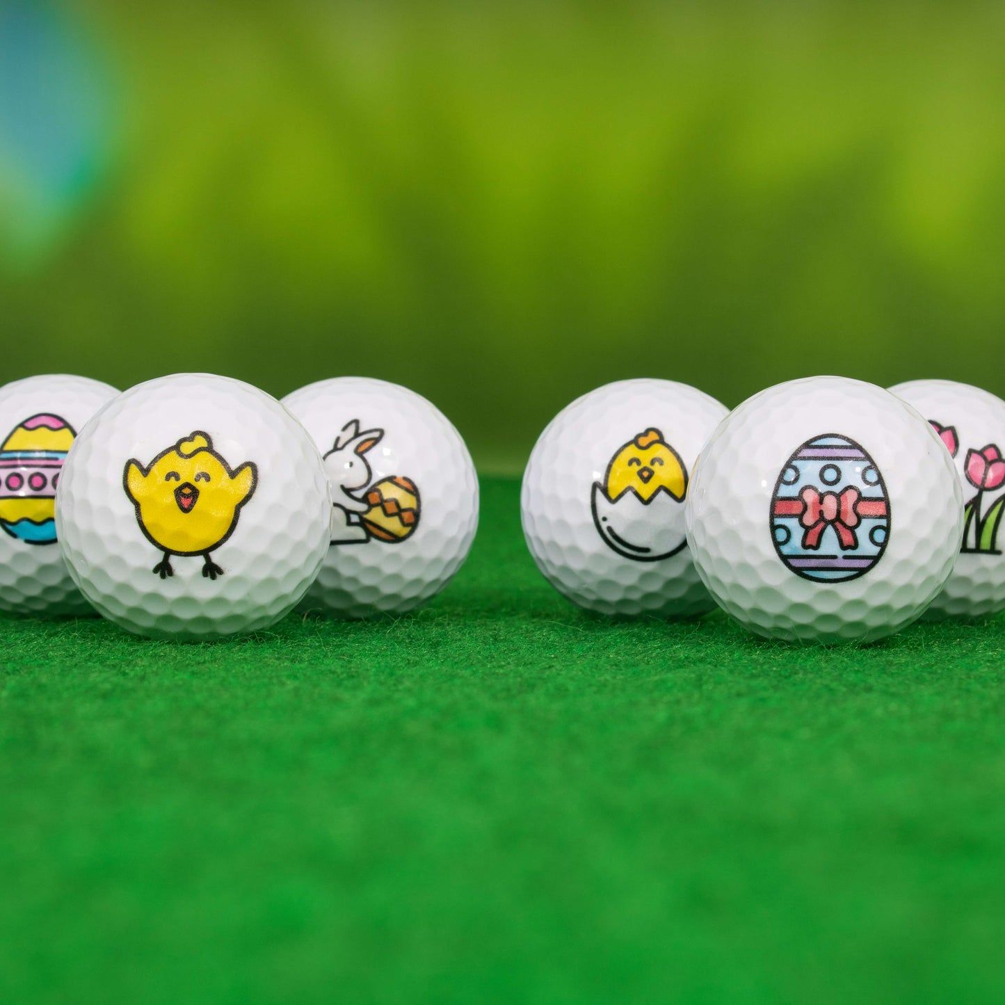 Easter Mini Golf Balls - White
