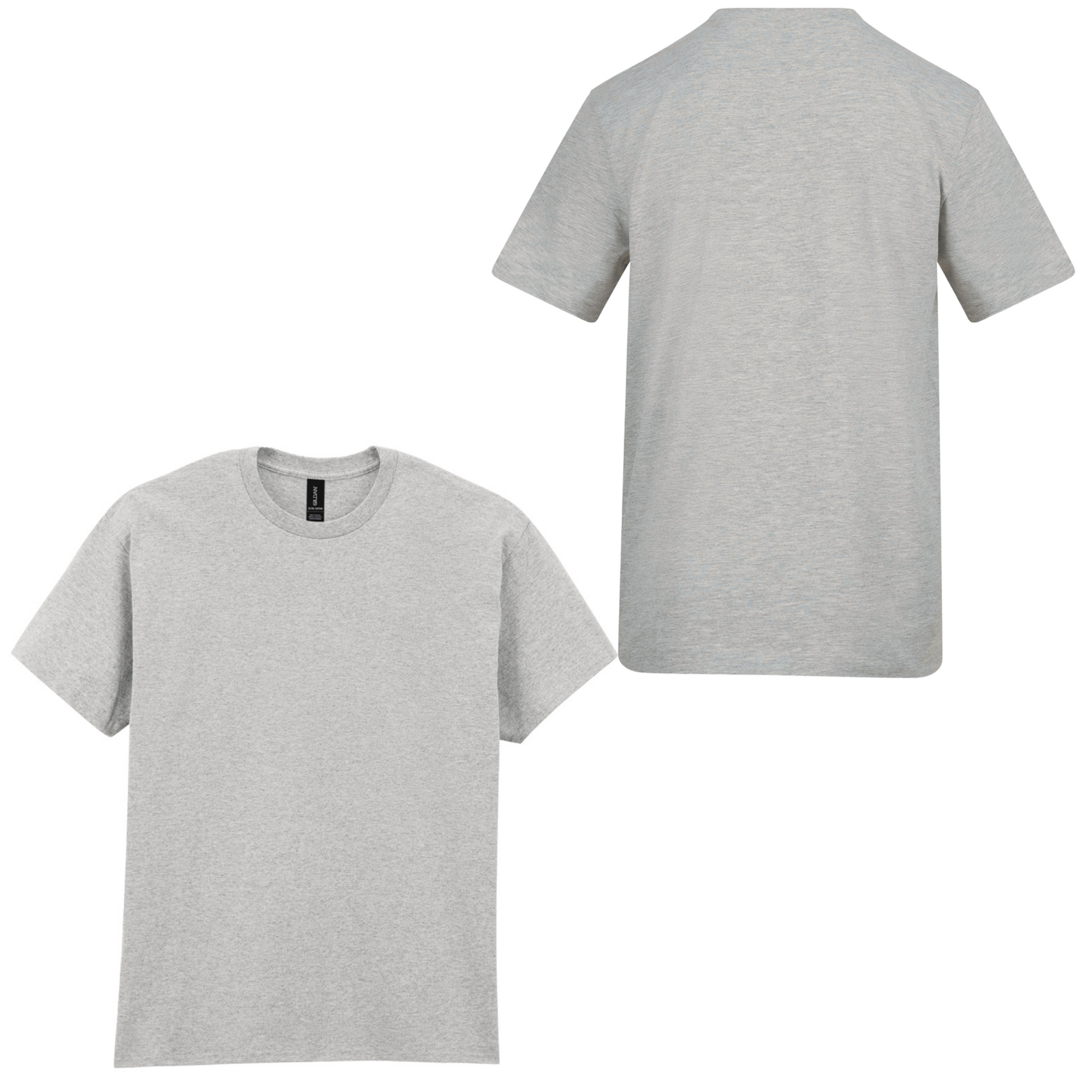 Ash Grey - Front & Back