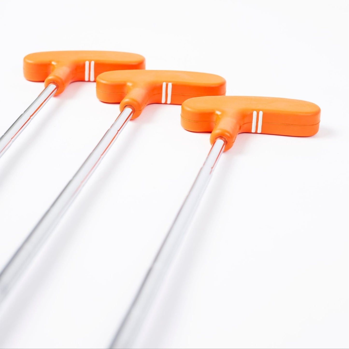 Putter de minigolf con cabeza de goma para jóvenes (naranja, 29")