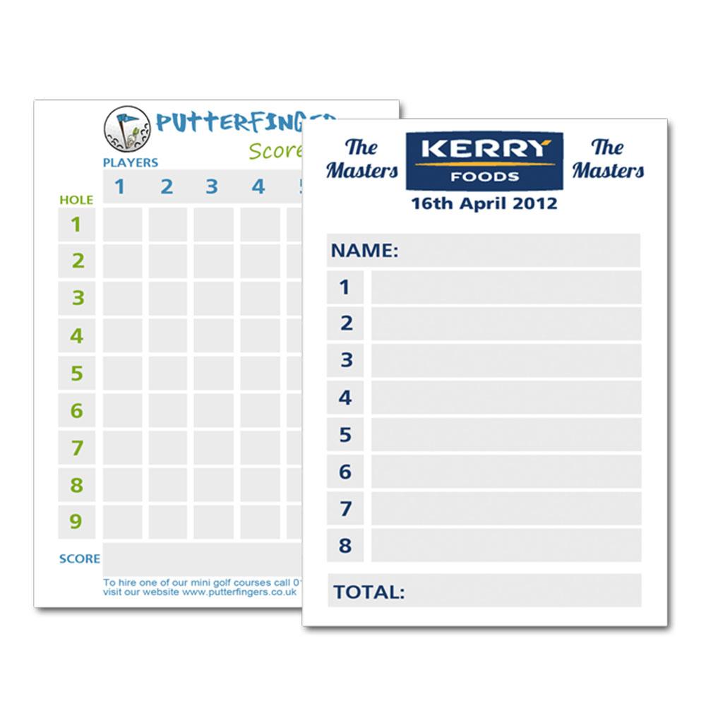 branded-mini-golf-scorecards-putterfingers-com for Free Printable Golf Score Sheets Branded Mini Golf Scorecards – Putterfingers.com for Free Printable Golf Score Sheets