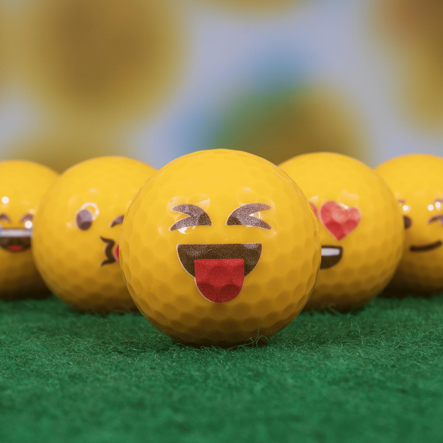 Emoji Mini Golf Balls