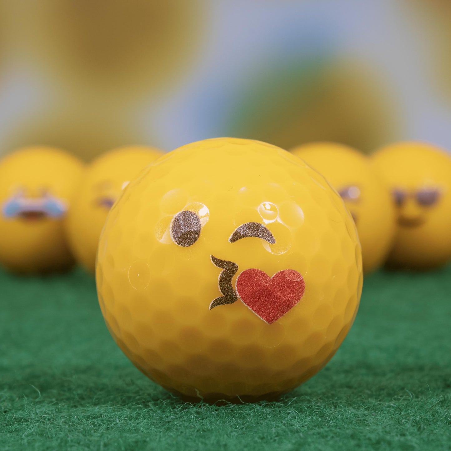 Emoji Mini Golf Balls