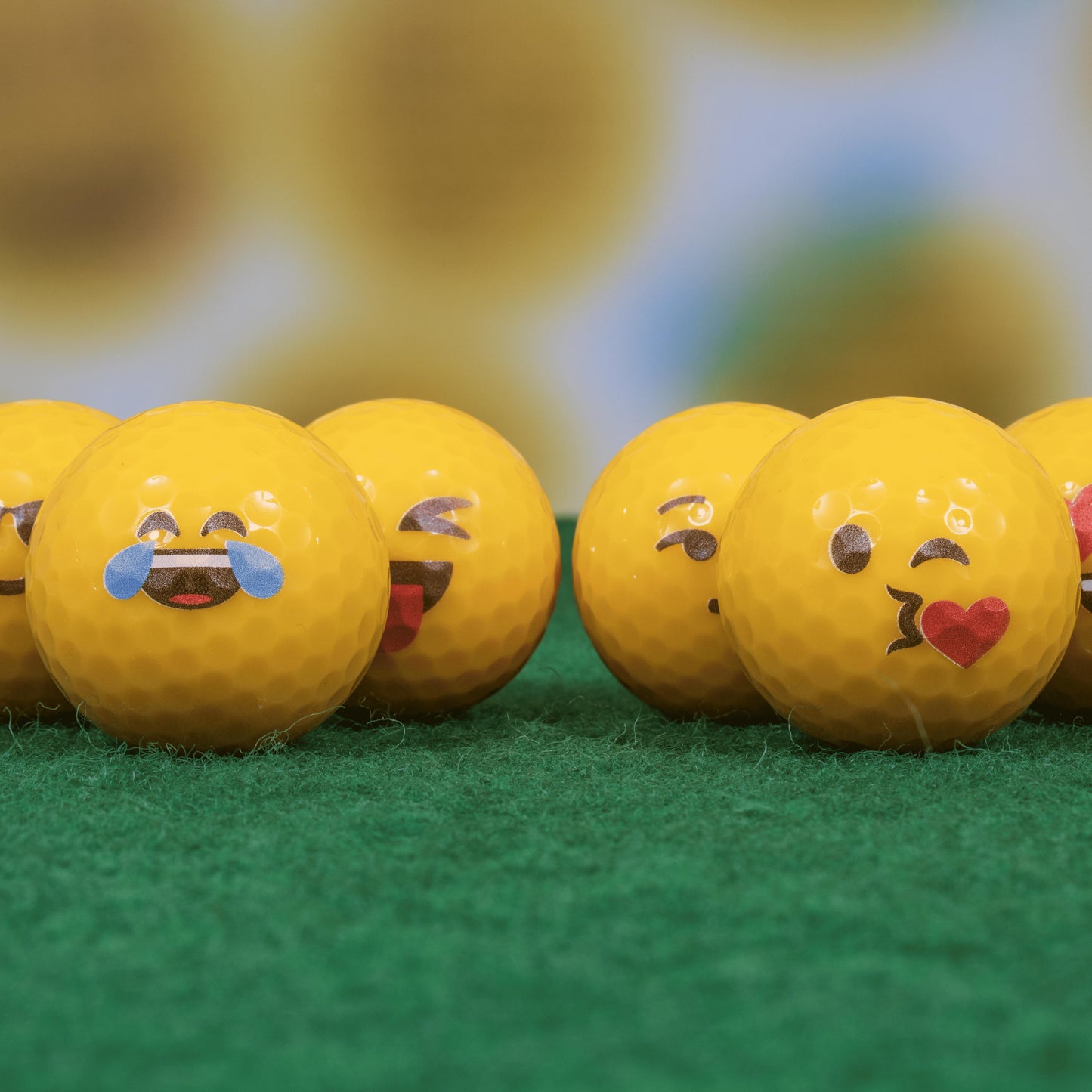 Emoji Mini Golf Balls