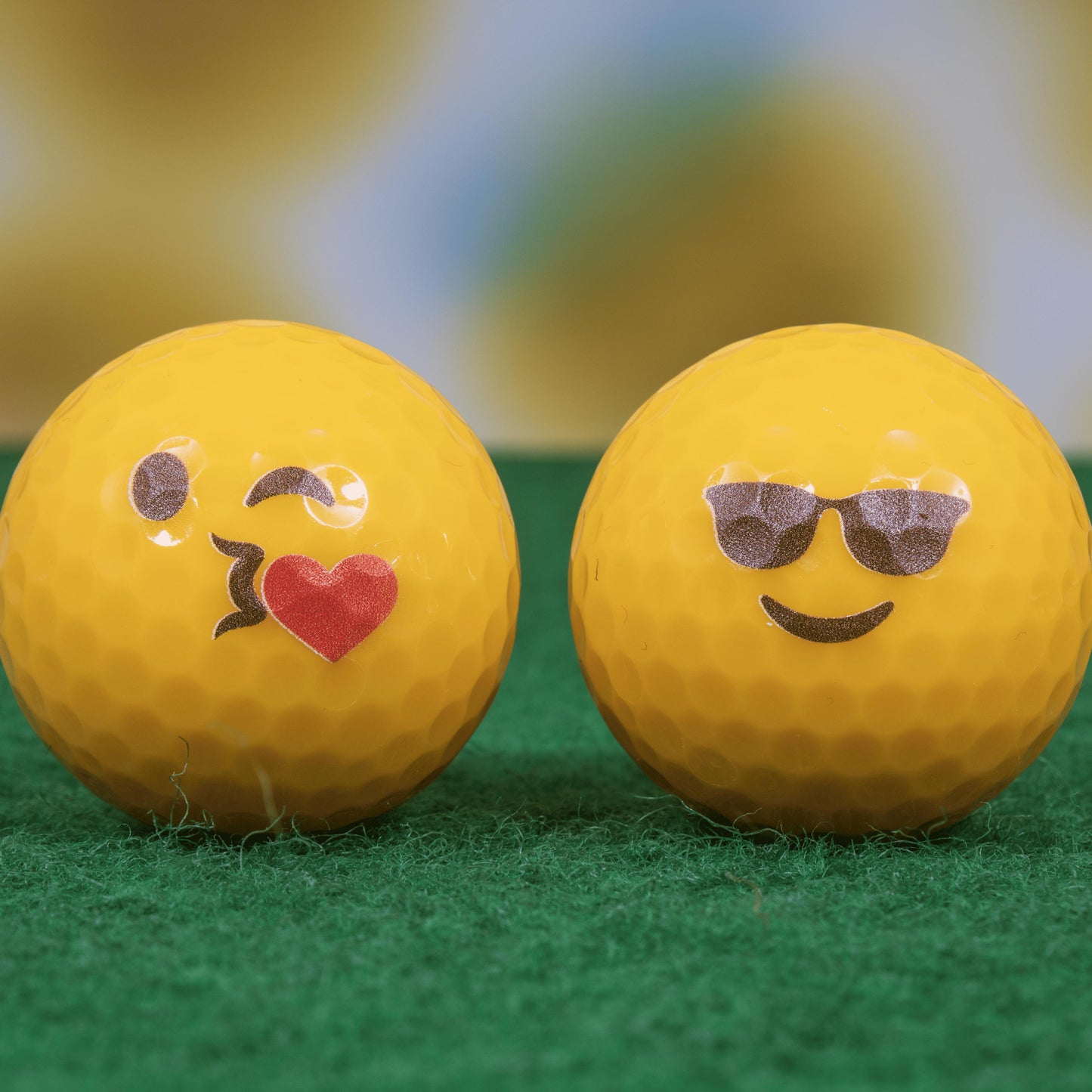 Emoji Mini Golf Balls