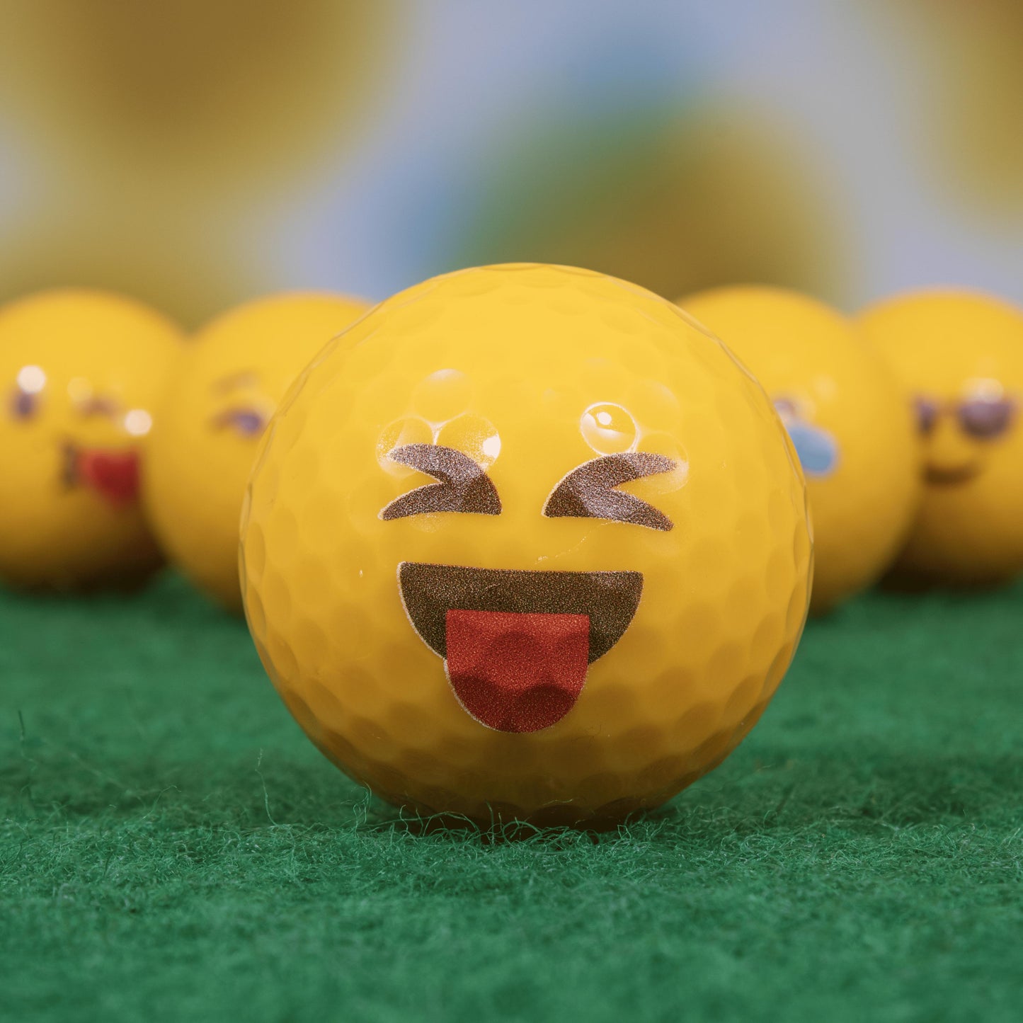 Emoji Mini Golf Balls