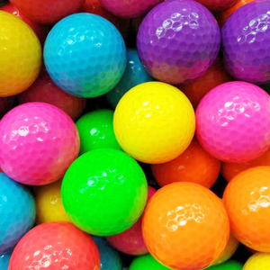 UV Low Bounce Mini Golf Balls (Pack of 50)