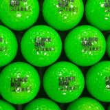 i like big putts branded mini golf balls in green