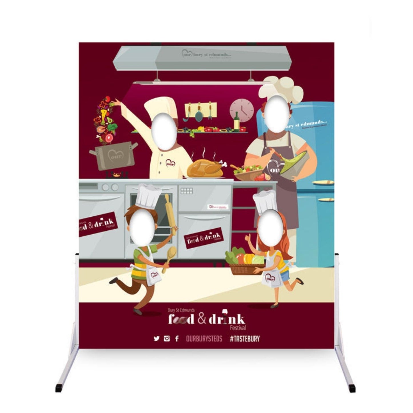 Bespoke photo cutout boards