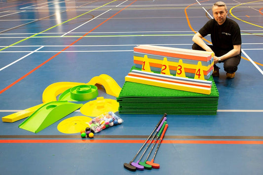 Petit parcours de mini-golf (4 trous)