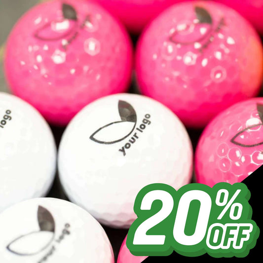 Branded Gloss Low Bounce Mini Golf Balls