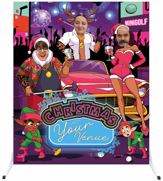 Christmas Mini Golf Photo Boards