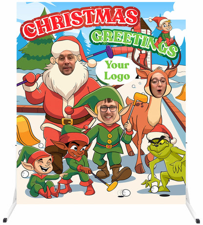 Christmas Mini Golf Photo Boards