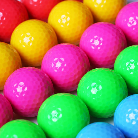 UV Low Bounce Mini Golf Balls (Pack of 10)