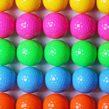 5 colours of uv floating mini golf balls
