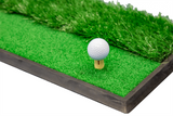 Dual driving practice mat fairway and rough 