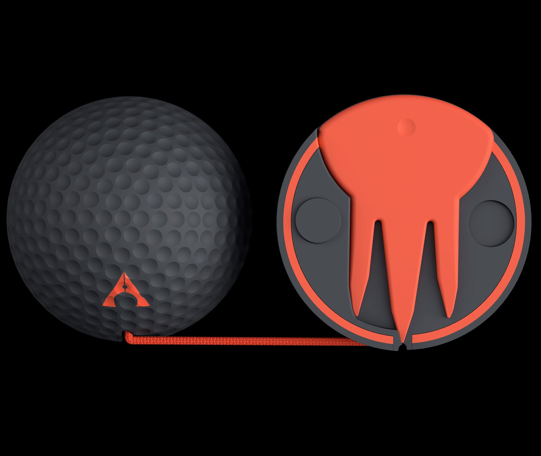golf alignment ball magnetic string