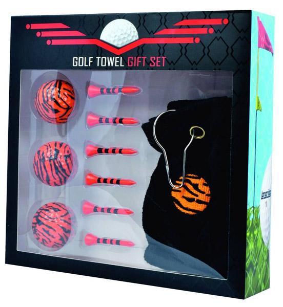 Golf Towel Gift Set - Longridge Tiger