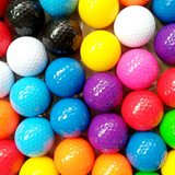Low bounce mini golf balls, gloss finish, pack of 12