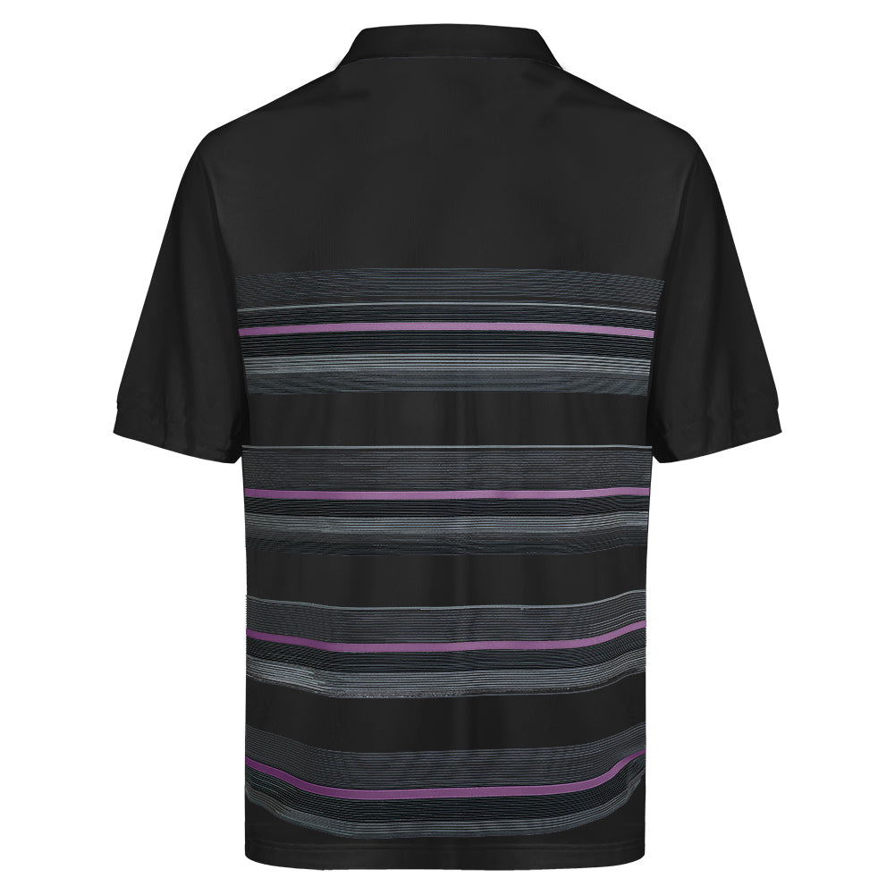 Mens Multi Stripe Polo Shirt - Event Stuff Ltd Owns Putterfingers.com!