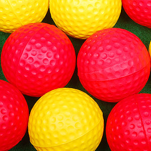 Oversized Dimpled Foam Golf Balls (Pack of 12) - Event Stuff Ltd Owns Putterfingers.com!