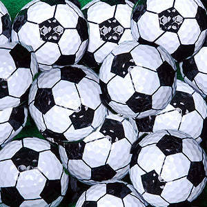 Football Golf Balls (Pack of 6) - Event Stuff Ltd Owns Putterfingers.com!