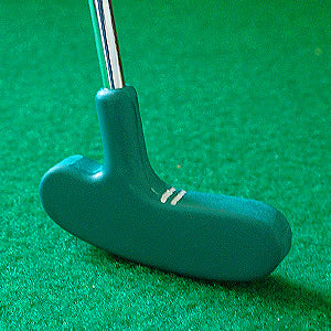 Mini Golf Putter, Junior Rubber Headed (Green 27\