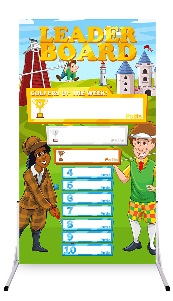 Branded Crazy Golf Leaderboard: Traditional (Windmill & Castle)
