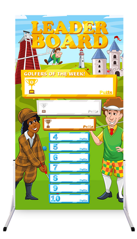 Branded Crazy Golf Leaderboard: Traditional (Windmill & Castle)